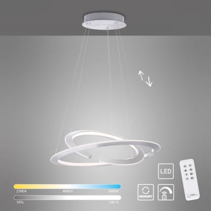 Paul Neuhaus 2491-55 - Dimmender LED-Kronleuchter an Schnur ALESSA 2xLED/26W/230V + FB