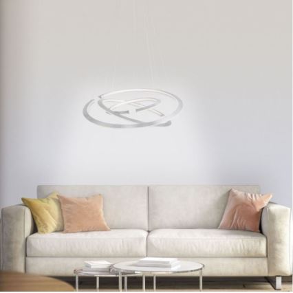Paul Neuhaus 2493-55 -Dimmbare LED-Hängeleuchte an einer Schnur ALESSA 3xLED/38W/230V + FB