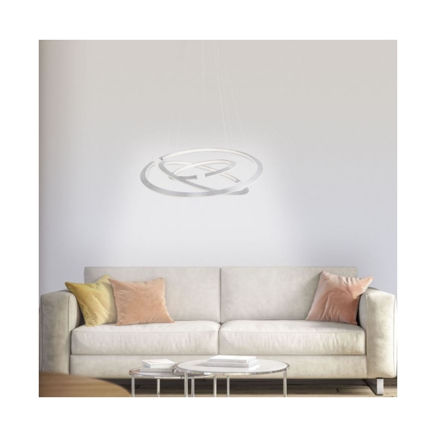 Paul Neuhaus 2493-55 -Dimmbare LED-Hängeleuchte an einer Schnur ALESSA 3xLED/38W/230V + FB
