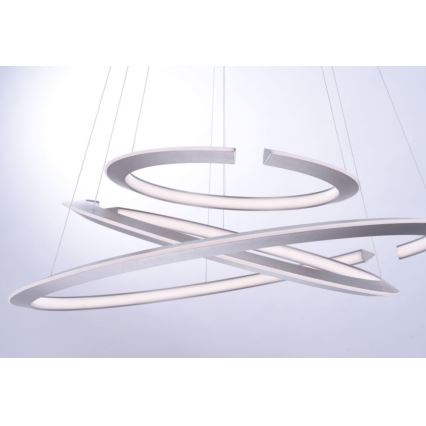 Paul Neuhaus 2493-55 - LED dimmbare Hängeleuchte an Kabel ALESSA 3xLED/38W/230V + Fernbedienung