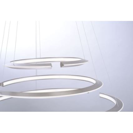 Paul Neuhaus 2493-55 - LED dimmbare Hängeleuchte an Kabel ALESSA 3xLED/38W/230V + Fernbedienung