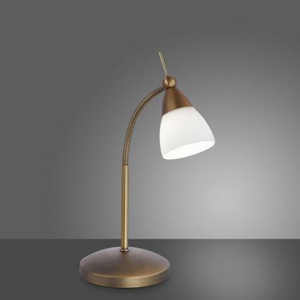 Paul Neuhaus 4001-11 - Dimmbare LED-Tischleuchte mit Touch-Funktion PINO 1xG9/3W/230V kupfern