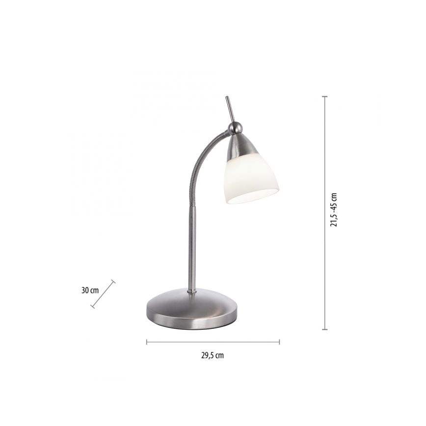 Paul Neuhaus 4001-55 -Dimmbare LED-Tischleuchte PINO 1xG9/3W/230V mattes Chrom