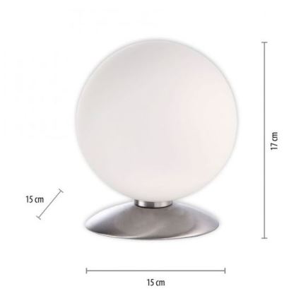 Paul Neuhaus 4013-55 - Dimmbare LED-Tischleuchte mit Touch-Funktion BUBBA 1xG9/3W/230V mattes Chrom