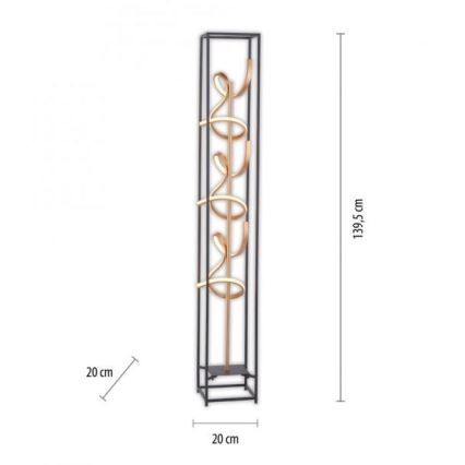 Paul Neuhaus 415-18 - LED Dimmbare Stehlampe SELINA 3xLED/10,2W/230V