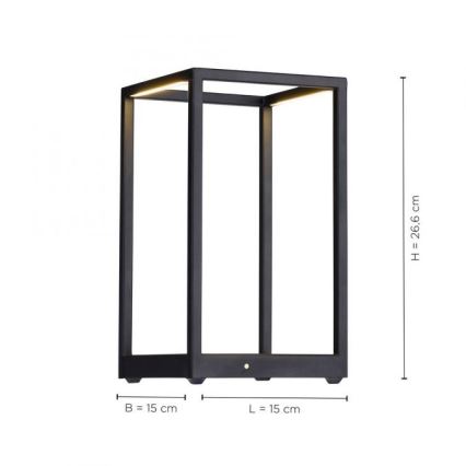 Paul Neuhaus 4401-18 - LED dimmbare Tischleuchte CONTURA 2xLED/2,2W/230V