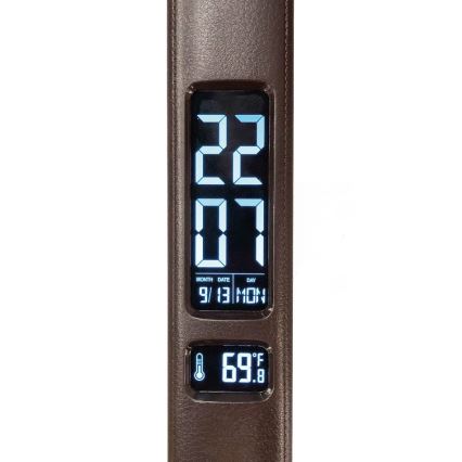 Paul Neuhaus 4595-23 - LED dimmbare Touch-Tischlampe mit kabelloser Ladefunktion ADRIANO LED/5W/230V braun