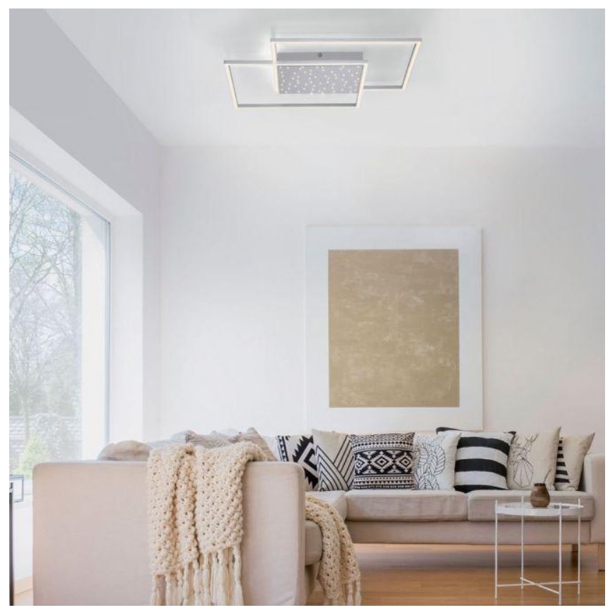Paul Neuhaus 6024-55 - LED-Anbaukronleuchter Dimmbar YUKI LED/49W/230V + Fernbedienung