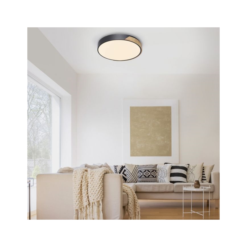 Paul Neuhaus 6071-18 - Dimmbare LED-Deckenleuchte Q-PIATO LED/35W/230V d 51 cm 2700-5000K Wi-Fi + Fernbedienung
