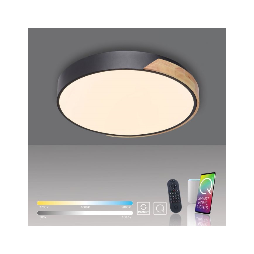 Paul Neuhaus 6071-18 - Dimmbare LED-Deckenleuchte Q-PIATO LED/35W/230V d 51 cm 2700-5000K Wi-Fi + Fernbedienung