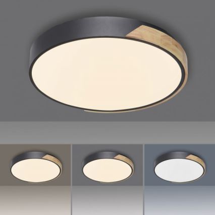 Paul Neuhaus 6071-18 - Dimmbare LED-Deckenleuchte Q-PIATO LED/35W/230V d 51 cm 2700-5000K Wi-Fi + Fernbedienung