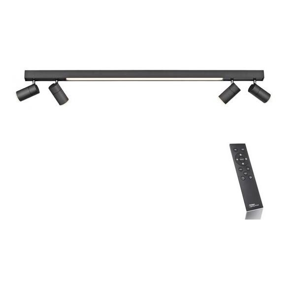 Paul Neuhaus 6121-13 - Dimmbarer LED-Strahler PURE 4xLED/4W/230V + LED/9W 2700-5000K + Fernbedienung