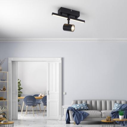 Paul Neuhaus 6523-18 - LED Einbauleuchte BARIK 1xGU10/4,5W/230V + LED/3W