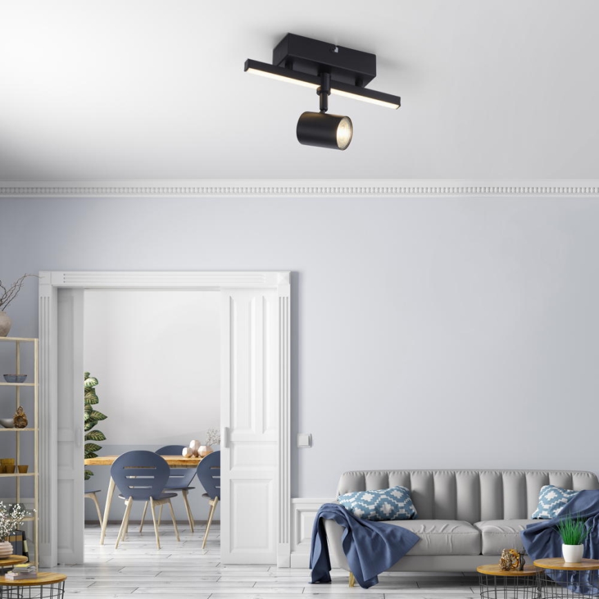 Paul Neuhaus 6523-18 - LED Einbauleuchte BARIK 1xGU10/4,5W/230V + LED/3W