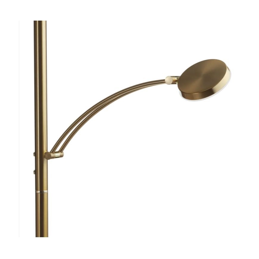 Paul Neuhaus 655-60 - Dimmbare LED-Stehlampe ALFRED LED/28W/230V+LED/4W/230V Messing