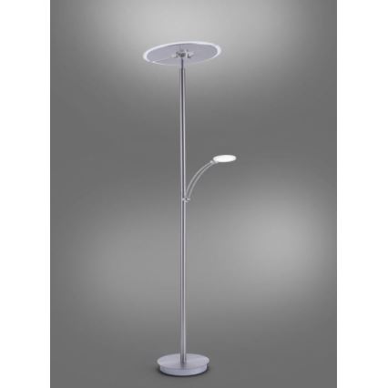 Paul Neuhaus 673-55 - Dimmbare LED-Stehleuchte ARTUR 2xLED/21W/230V+1xLED/6W glänzendes Chrom