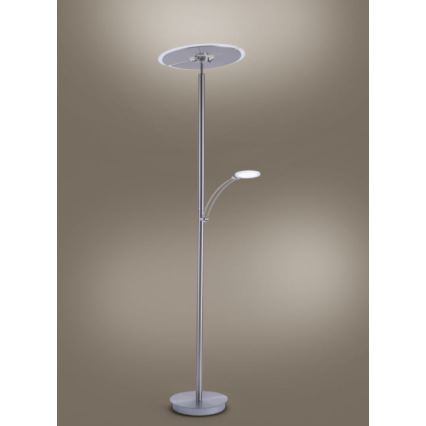 Paul Neuhaus 673-55 - Dimmbare LED-Stehleuchte ARTUR 2xLED/21W/230V+1xLED/6W glänzendes Chrom
