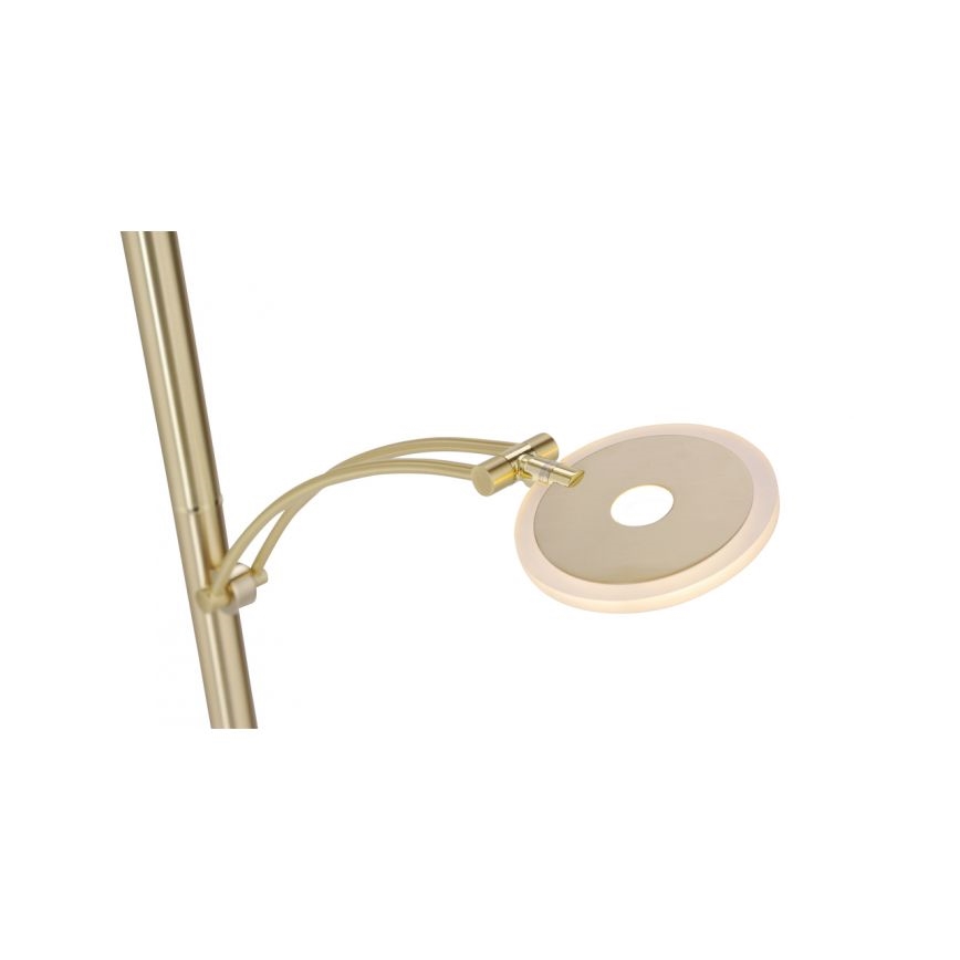 Paul Neuhaus 673-60 - Dimmbare LED-Stehleuchte ARTUR 2xLED/21W/230V+LED/6W goldfarben