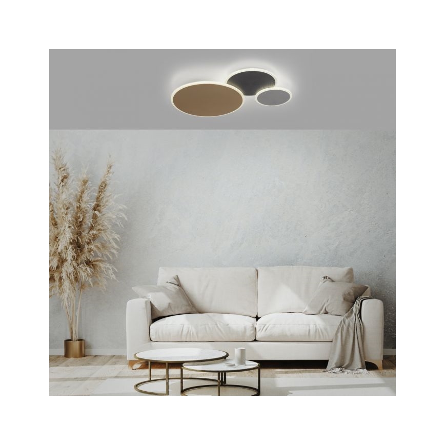 Paul Neuhaus 8007-70 - LED dimmbare Deckenleuchte Q-PIATO LED/35W/230V 2700-5000K Wi-Fi + Fernbedienung