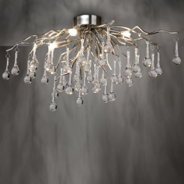 Paul Neuhaus 8090-55 - Aufbau-Kronleuchter ICICLE 4xG9/40W/230V
