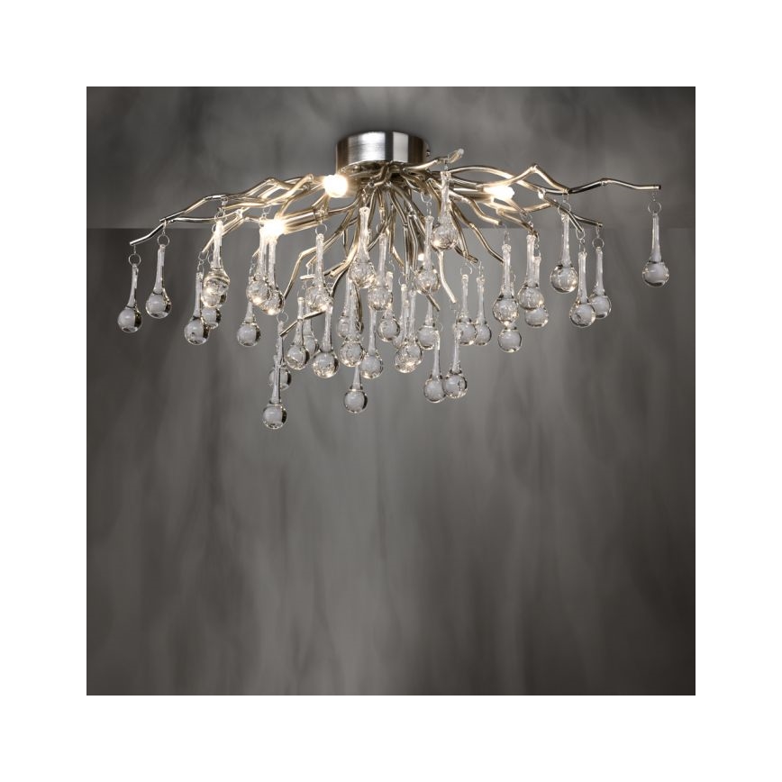 Paul Neuhaus 8090-55 - Aufbau-Kronleuchter ICICLE 4xG9/40W/230V