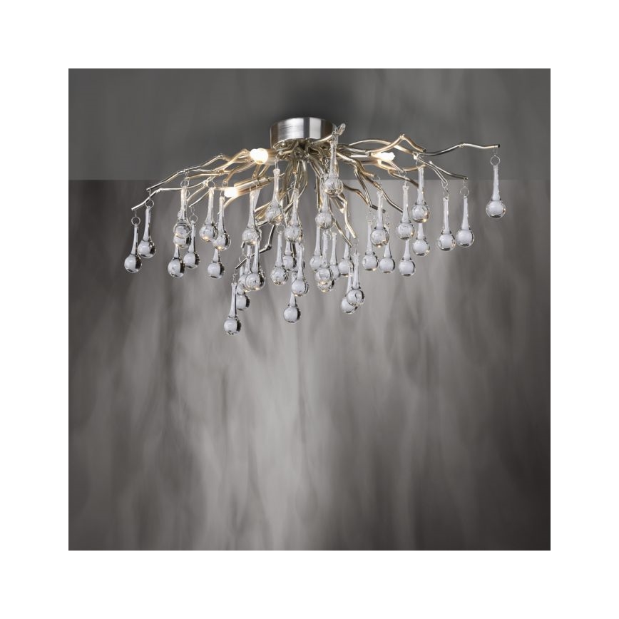 Paul Neuhaus 8090-55 - Aufbau-Kronleuchter ICICLE 4xG9/40W/230V
