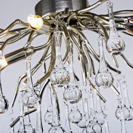 Paul Neuhaus 8090-55 - Aufbau-Kronleuchter ICICLE 4xG9/40W/230V