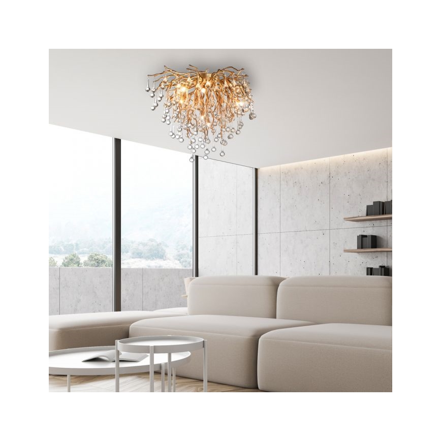 Paul Neuhaus 8091-11 - Aufbau-Kronleuchter ICICLE 9xG9/40W/230V