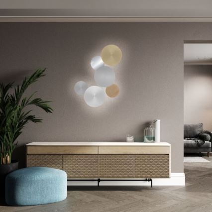 Paul Neuhaus 8152-79 - Dimmbare LED-Wandleuchte PUNTUA LED/1W/3,7V 2200 mAh + Fernbedienung