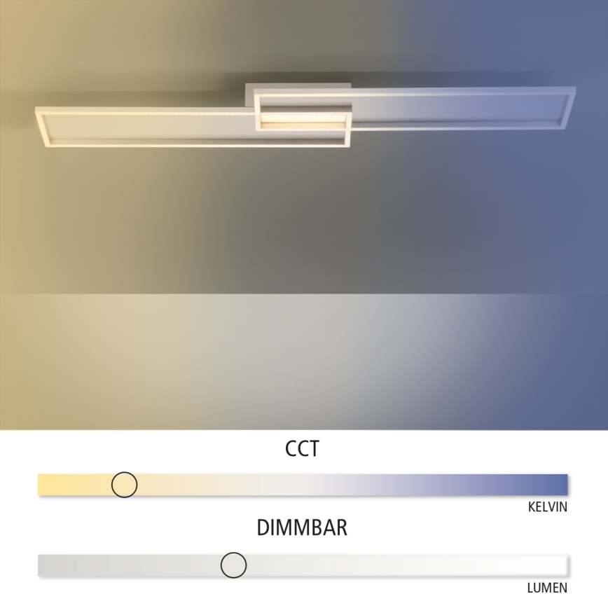 Paul Neuhaus 8371-55 - LED-Dimmer-Deckenleuchte AMARA LED/40W/230V + Fernbedienung