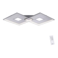 Paul Neuhaus 8378-55 - Dimmbare LED-Deckenleuchte AMARA LED/45W/230V glänzendes Chrom + Fernbedienung