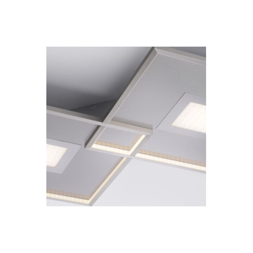 Paul Neuhaus 8378-55 - Dimmbare LED-Deckenleuchte AMARA LED/45W/230V glänzendes Chrom + Fernbedienung