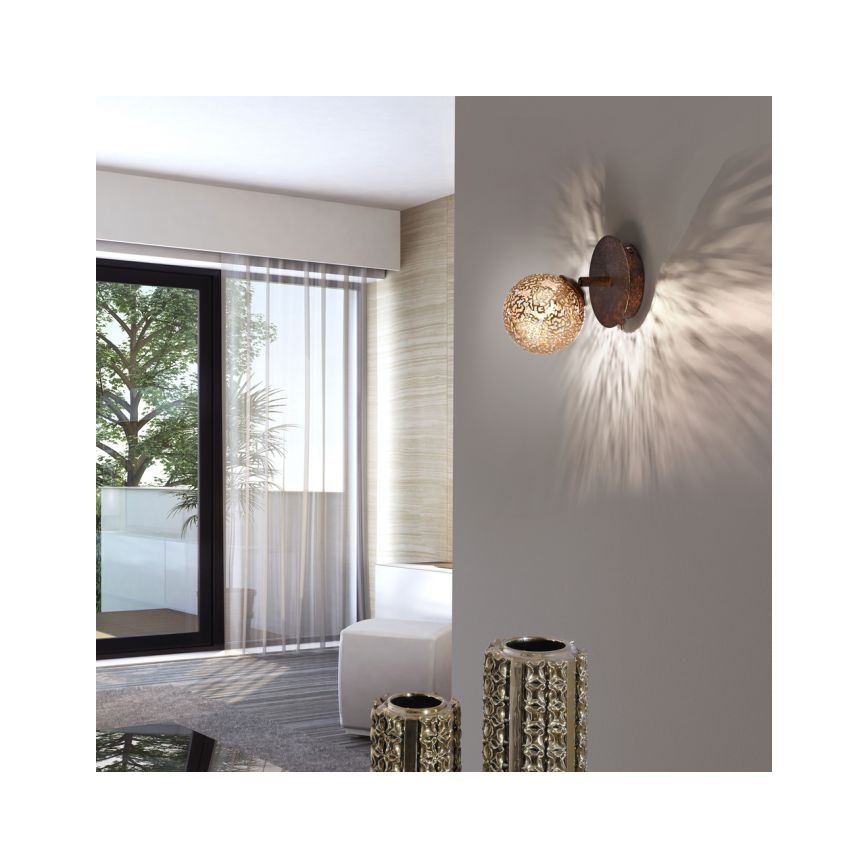 Paul Neuhaus 9031-48 - Wand-Spotleuchte GRETA 1xG9/40W/230V