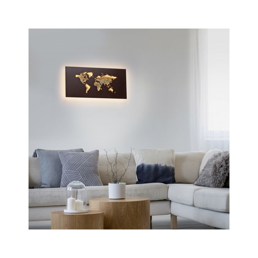 Paul Neuhaus 9056-48 - Dekorative LED-Wandleuchte MAP LED/25W/230V 3000K