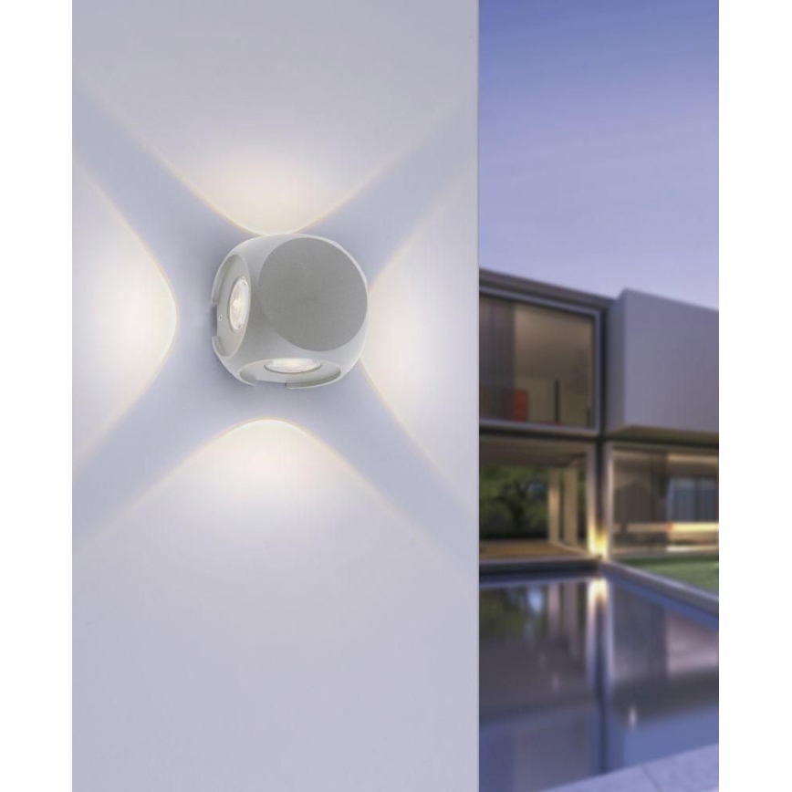 Paul Neuhaus 9485-21 - LED Außenwandleuchte CARLO 4xLED/0,8W/230V IP54