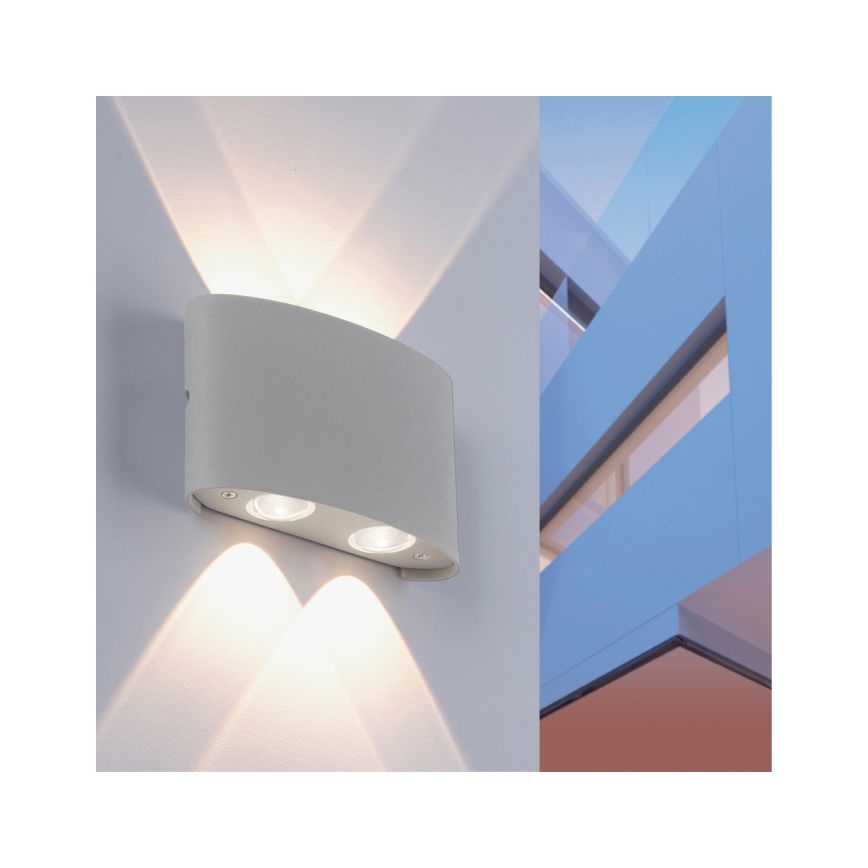 Paul Neuhaus 9487-21 - LED-Außenwandleuchte CARLO 4xLED/0,8W/230V IP54
