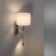 Paul Neuhaus 9646-55 - LED Wandlampe ROBIN 1xE27/40W/230V + LED/2,1W weiß