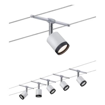 Paulmann 3981 - SET 5xLED/4W Einbauleuchte für das Seilsystem TUBE 230V