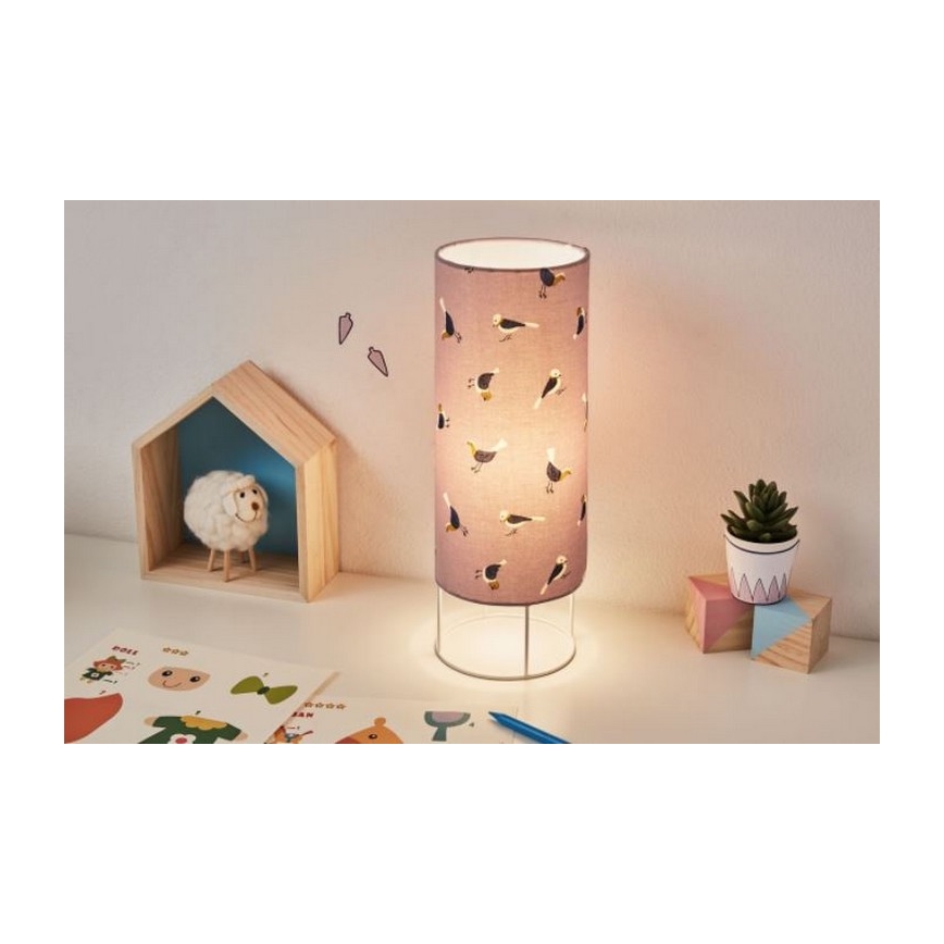 Paulmann 48044 - 1xE14/20W Kindertischtischlampe CUTE BIRD 230V