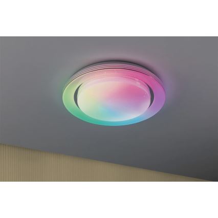 Paulmann 70546 - LED RGBW/22W Dimmbare Deckenleuchte RAINBOW 230V 3000-6500K + Fernbedienung