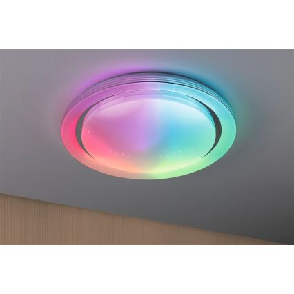 Paulmann 70547 - LED RGBW/38,5W Dimmbare Deckenleuchte RAINBOW 230V 3000-6500K + Fernbedienung