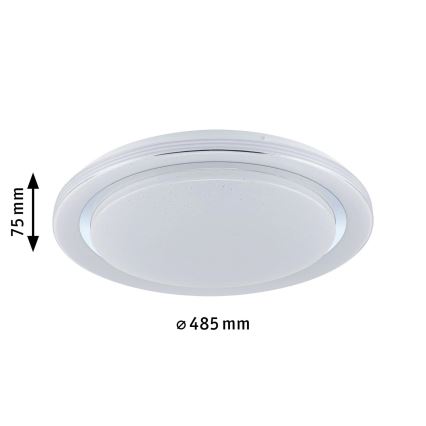 Paulmann 70547 - LED RGBW/38,5W Dimmbare Deckenleuchte RAINBOW 230V 3000-6500K + Fernbedienung