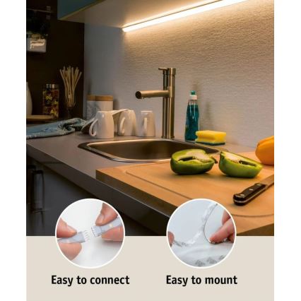 Paulmann 70666 - LED/20W IP44 Dimmbarer Badezimmer-LED-Streifen MAXLED 3 m 2700K 230V