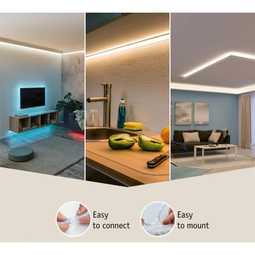 Paulmann 70670 - LED/35W IP44 Dimmbare Badezimmerleiste MAXLED 3 m 2700K 230V