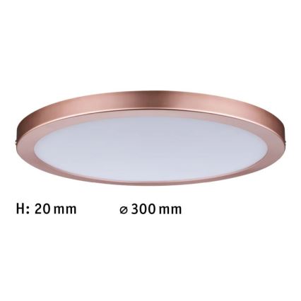 Paulmann 70872 - LED/22W Dimmbares Panel ATRIA 230V 2700K d 30 cm Roségold