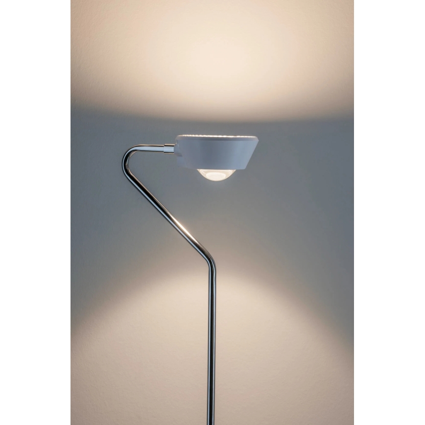 Paulmann 70920 - LED/7,5W dimmbare Stehleuchte RAMOS 230V weiß/hochglanzchrom