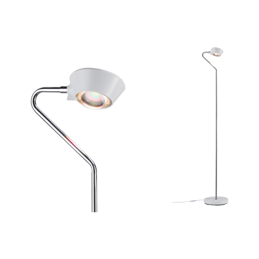 Paulmann 70920 - LED/7,5W dimmbare Stehleuchte RAMOS 230V weiß/hochglanzchrom