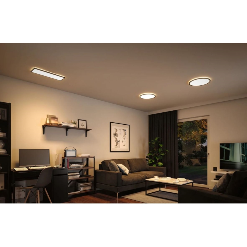 Paulmann 71002 - LED/22W Dimmbares Panel ATRIA 230V 3000K 42x42 cm schwarz