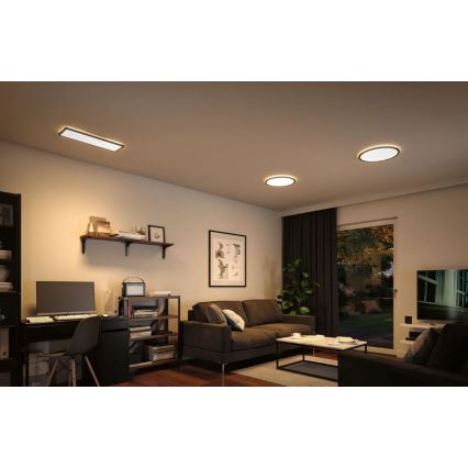 Paulmann 71003 - LED/22W Dimmbares Panel ATRIA 230V 3000K 20x58 cm schwarz