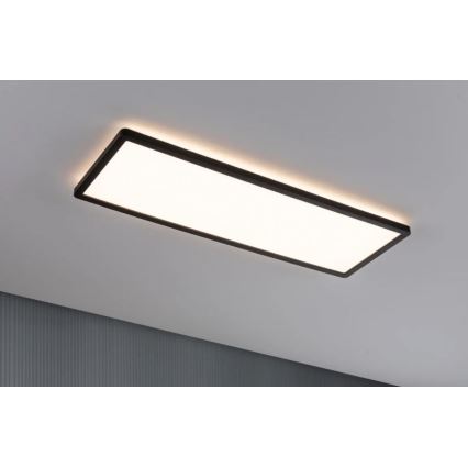 Paulmann 71003 - LED/22W Dimmbares Panel ATRIA 230V 3000K 20x58 cm schwarz